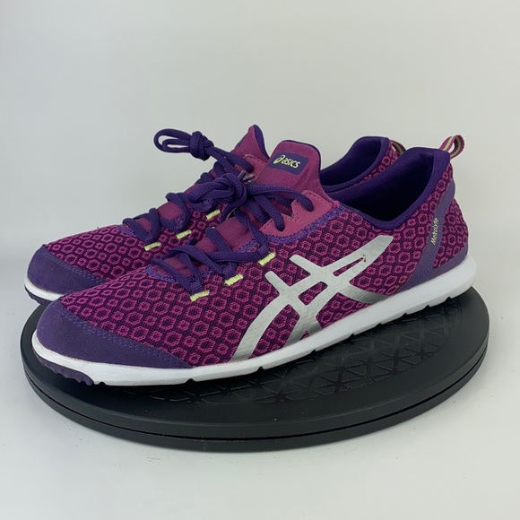 Asics Shoes - Asics MetroLyte Purple/White Athletic Running Shoes Q481N Women's Size 11.5